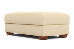 Tuxedo Ottoman :: Leg Finish: Pecan / Size: 28x48