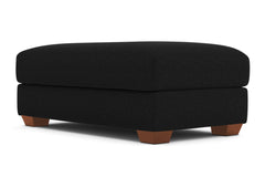 Tuxedo Ottoman :: Leg Finish: Pecan / Size: 28x48