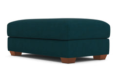 Tuxedo Ottoman :: Leg Finish: Pecan / Size: 28x48