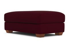 Tuxedo Ottoman :: Leg Finish: Pecan / Size: 28x48