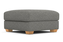 Tuxedo Ottoman :: Leg Finish: Natural / Size: 35x35