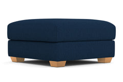 Tuxedo Ottoman :: Leg Finish: Natural / Size: 35x35