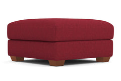 Tuxedo Ottoman :: Leg Finish: Pecan / Size: 35x35