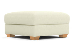 Tuxedo Ottoman :: Leg Finish: Natural / Size: 39x39