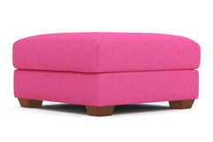 Tuxedo Ottoman :: Leg Finish: Pecan / Size: 35x35