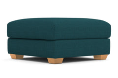 Tuxedo Ottoman :: Leg Finish: Natural / Size: 35x35