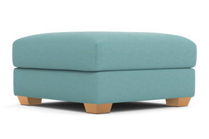 Tuxedo Ottoman :: Leg Finish: Natural / Size: 35x35