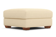 Tuxedo Ottoman :: Leg Finish: Pecan / Size: 39x39