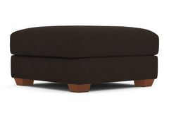 Tuxedo Ottoman :: Leg Finish: Pecan / Size: 35x35