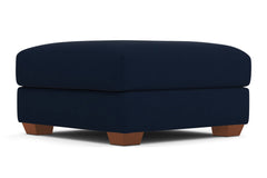 Tuxedo Ottoman :: Leg Finish: Pecan / Size: 39x39