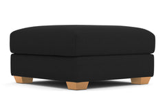 Tuxedo Ottoman :: Leg Finish: Natural / Size: 35x35