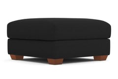 Tuxedo Ottoman :: Leg Finish: Pecan / Size: 35x35