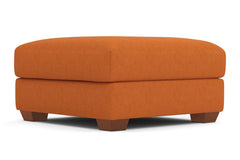 Tuxedo Ottoman :: Leg Finish: Pecan / Size: 35x35