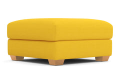 Tuxedo Ottoman :: Leg Finish: Natural / Size: 39x39