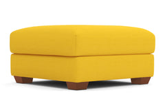 Tuxedo Ottoman :: Leg Finish: Pecan / Size: 35x35