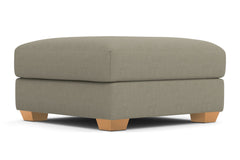 Tuxedo Ottoman :: Leg Finish: Natural / Size: 35x35