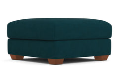 Tuxedo Ottoman :: Leg Finish: Pecan / Size: 39x39