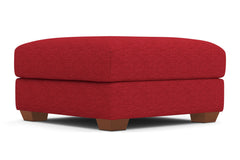 Tuxedo Ottoman :: Leg Finish: Pecan / Size: 39x39