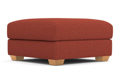 Tuxedo Ottoman :: Leg Finish: Natural / Size: 35x35