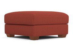 Tuxedo Ottoman :: Leg Finish: Pecan / Size: 35x35