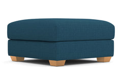 Tuxedo Ottoman :: Leg Finish: Natural / Size: 35x35