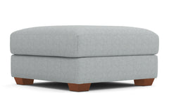 Tuxedo Ottoman :: Leg Finish: Pecan / Size: 39x39