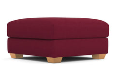 Tuxedo Ottoman :: Leg Finish: Natural / Size: 35x35