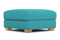 Tuxedo Ottoman :: Leg Finish: Natural / Size: 35x35