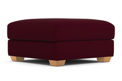 Tuxedo Ottoman :: Leg Finish: Natural / Size: 35x35