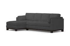 Avalon 2pc Sectional Sofa :: Leg Finish: Espresso / Configuration: LAF - Chaise on the Left