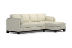 Avalon 2pc Sleeper Sectional :: Leg Finish: Espresso / Sleeper Option: Memory Foam Mattress / Configuration: RAF - Chaise on the Right