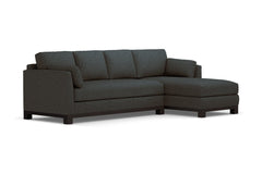 Avalon 2pc Sleeper Sectional :: Leg Finish: Espresso / Sleeper Option: Memory Foam Mattress / Configuration: RAF - Chaise on the Right