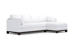 Avalon 2pc Sectional Sofa :: Leg Finish: Espresso / Configuration: RAF - Chaise on the Right