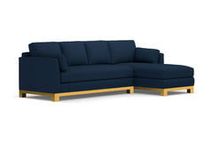 Avalon 2pc Sectional Sofa :: Leg Finish: Natural / Configuration: RAF - Chaise on the Right