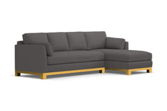 Avalon 2pc Sectional Sofa :: Leg Finish: Natural / Configuration: RAF - Chaise on the Right