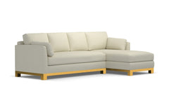 Avalon 2pc Sectional Sofa :: Leg Finish: Natural / Configuration: RAF - Chaise on the Right