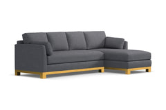 Avalon 2pc Sectional Sofa :: Leg Finish: Natural / Configuration: RAF - Chaise on the Right