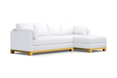 Avalon 2pc Sectional Sofa :: Leg Finish: Natural / Configuration: RAF - Chaise on the Right