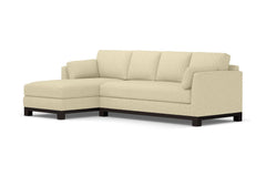 Avalon 2pc Sectional Sofa :: Leg Finish: Espresso / Configuration: LAF - Chaise on the Left