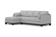 Avalon 2pc Sectional Sofa :: Leg Finish: Espresso / Configuration: LAF - Chaise on the Left