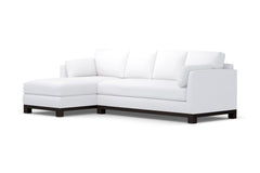 Avalon 2pc Sectional Sofa :: Leg Finish: Espresso / Configuration: LAF - Chaise on the Left