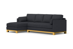 Avalon 2pc Sectional Sofa :: Leg Finish: Natural / Configuration: LAF - Chaise on the Left