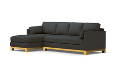 Avalon 2pc Sectional Sofa :: Leg Finish: Natural / Configuration: LAF - Chaise on the Left