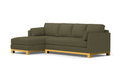 Avalon 2pc Sectional Sofa :: Leg Finish: Natural / Configuration: LAF - Chaise on the Left