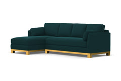 Avalon 2pc Sectional Sofa :: Leg Finish: Natural / Configuration: LAF - Chaise on the Left