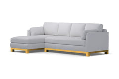 Avalon 2pc Sectional Sofa :: Leg Finish: Natural / Configuration: LAF - Chaise on the Left