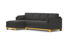 Avalon 2pc Sectional Sofa :: Leg Finish: Natural / Configuration: LAF - Chaise on the Left