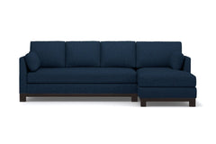 Avalon 2pc Sleeper Sectional :: Leg Finish: Espresso / Sleeper Option: Memory Foam Mattress / Configuration: RAF - Chaise on the Right