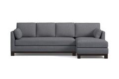 Avalon 2pc Sleeper Sectional :: Leg Finish: Espresso / Sleeper Option: Memory Foam Mattress / Configuration: RAF - Chaise on the Right