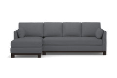 Avalon 2pc Sectional Sofa :: Leg Finish: Espresso / Configuration: LAF - Chaise on the Left